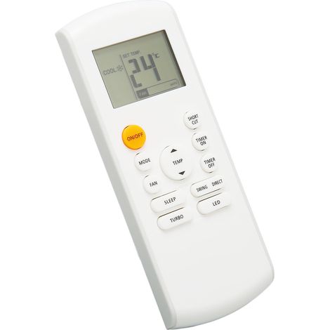 Télécommande universelle pour climatiseur avec écran LED rétroéclairé - Compatible RG57A, RG57B1, RG57B2, RG57A6 (1/5)