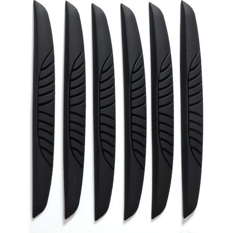6 pièces Protection Portiere Voiture,Protection Bord de Tole, Protection du Bord D'automobile Rétroviseur, Anti-frottement, Anti-Collision, pour Tous Les Véhicules, Noir (1/5)