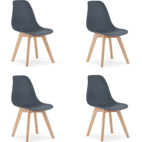Silla KITO - pizarra oscura x 4 (1/5)