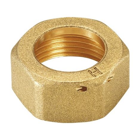 Tuerca de latón con precinto - HECAPO Diámetro: Ø21.8 mm