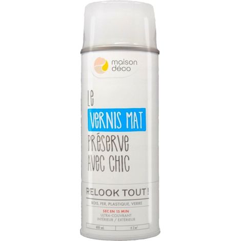 Vernis MAT 400 ml vernis en spray mat transparent (1/4)