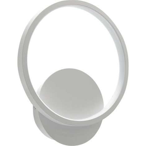 Lampada da parete decorativa bianca 4000K 760lm IP20 emma LED C 10W Ideus 03783 (1/2)