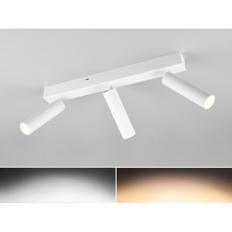 Moderner LED Deckenstrahler AMBALA dimmbar 3-flammig Weiß, Breite 44cm