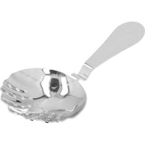 Passoire à cocktail antirouille, filtration efficace, en acier inoxydable, accessoire de bar pour la maison, les mini-bars, les clubs et les restaurants (argenté). (1/5)