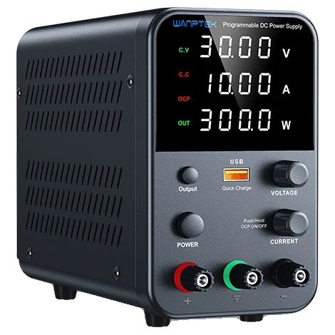 Alimentation DC programmable, réglable 030V, sortie 010A (1/2)