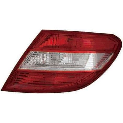 Feu arrière droit rouge et blanc berline Mercedes Classe C W204 phase 1 2007-2011