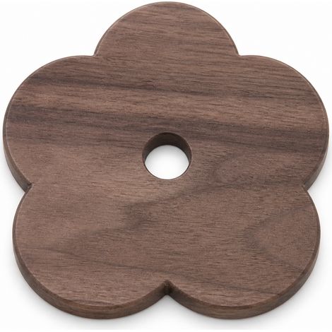 Walnut Flower Coaster Insulating for Table 10 cm (1/5)