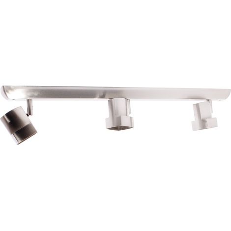 Striscia di illuminazione a 3 punti MOKA NICKEL SATIN CRYSTAL RECORD 002-2150-3-053