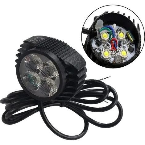Faro delantero, luz LED, bocina integrada, Smartgyro (directo a plano)