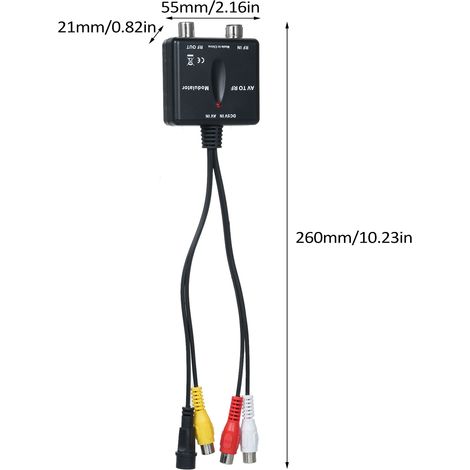 Mini modulateur RF AV pour produire la fréquence de fonctionnement VHF contrôlée par PLL des canaux NTSC CH3 (1/5)
