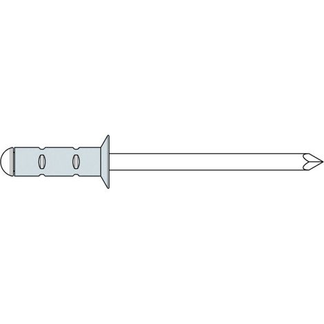 Rivets aveugles PolyGrip alu/acier tête fraisée 4 x 6 UE 500
