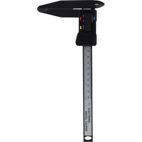 Règle de carbone à pied à coulisse électronique numérique 150 mm/300 mm avec outil de mesure à longue mâchoire 150 mm (1/5)