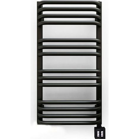 Elektrischer Heizkörper schwarz - (HxL) 540x300mm - 200 Watt - 200 Watt - ALE540-300E8N