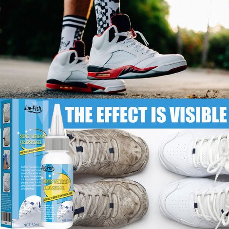 No-wash cleaner for white sneakers, whitening, stain removal, edge cleaning, and oxidation treatment - 30ml set -- BIEMMEDUE (1/5)
