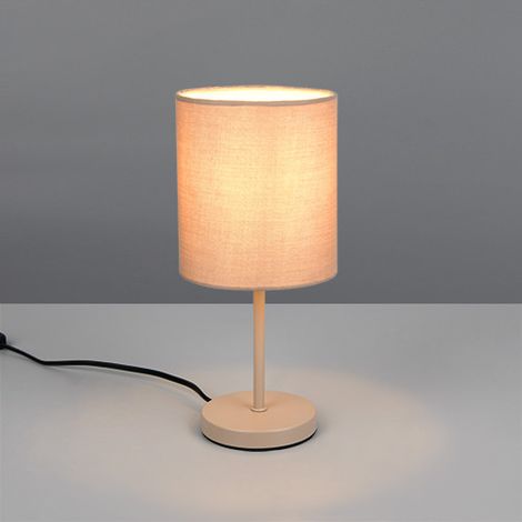Reality Tischleuchte Jerry Modern Ø 13 x 28,5 cm warm beige Deckenlampen