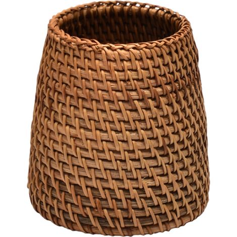 boîte de rangement modèle 02 porte stylo et décoration de bureau dimension 9 8 × 9 5 cm couleur marron 1 pièce (1/5)