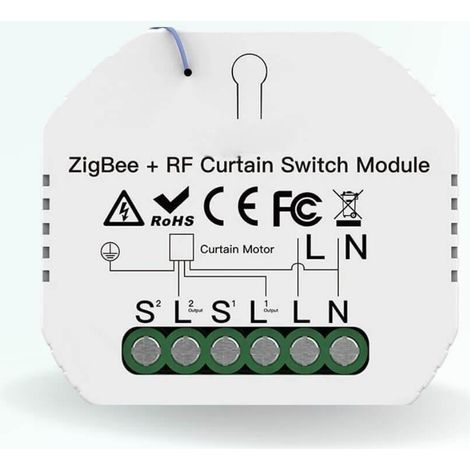 Module connecté pour volet roulant filaire 230V - ZigBee + RF 433