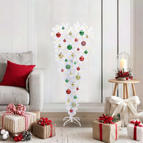 Teenpull – Künstlicher Weihnachtsbaum Weiß 120 cm PVC und Stahl (1/5)