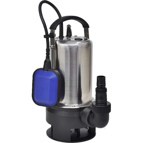 Pompe submersible pour eaux sales 1100 W 16500 L/h avec flotteur, 10 m, 7 m - PANGIVO (1/5)