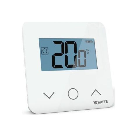 Watts – Thermostat d'ambiance filaire programmable 5-35°C – Modes Confort, Réduction nocturne, Protection antigel – Écran LCD (1/4)