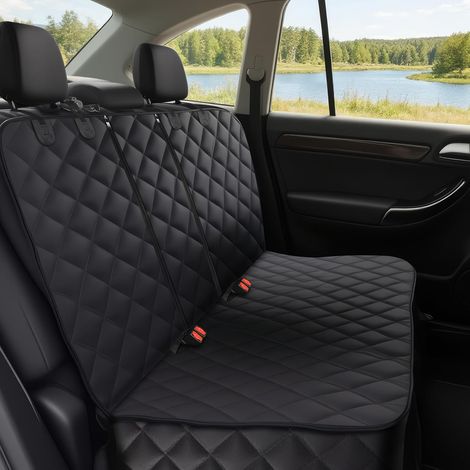 Housse Protection Voiture Chien, Ajustement Universel pour la Plupart des Voitures，Housse de siège arrière imperméable et Anti-Rayures, Voyage pour Chien Lavable et antidérapant