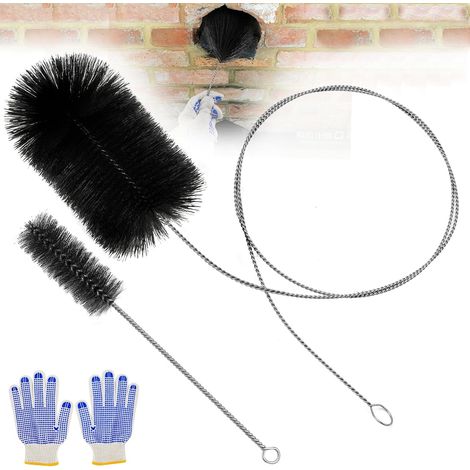 2 Piece Chimney Sweeping Hedgehog Chimney Sweeping Kit 150/180 mm Chimney Sweeping Brush (1/5)