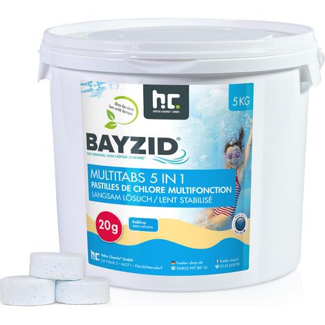 5 kg BAYZID® Multitabs 20g 5in1 für Pools (1/5)
