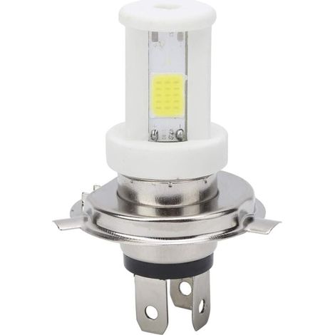 LED Headlight Bulb, H4 LED Motorcycle Headlight Bulb High/Low Beam White Light 1080LM 6500K Motorcycle Front Lamp (1/5)