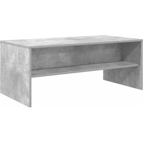 Maison Exclusive - Couchtisch Beton Grau 100 x 50 x 40 cm Holzwer