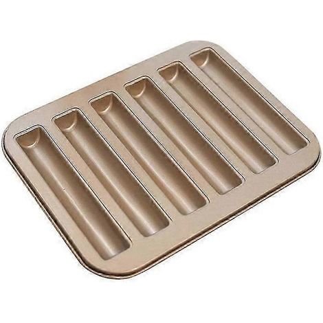 Moule à biscuits en acier au carbone pour gressins, biscottis, biscuits à la cuillère, petits muffins et cupcakes. (1/4)
