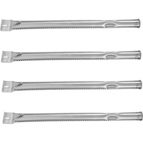 4 pièces Accessoires de Brûleur de Barbecue à Gaz Acier Inoxydable Tubes Chauffants Universels pour de Remplacement Durables et Faciles à Installer (1/5)