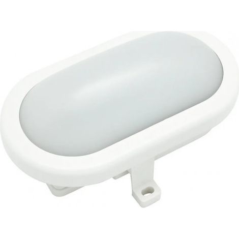 Led bullauge oval 10W, 4000K, warmes Licht 700 lm, 120x180x80, weiß