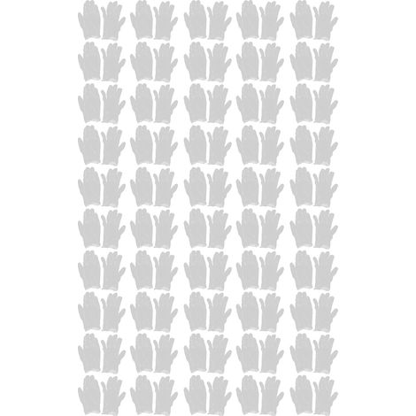 Gants jetables PVC 100 pièces, taille L, transparents, souples, étanches et imperméables, usage unique, non réutilisables. (1/5)