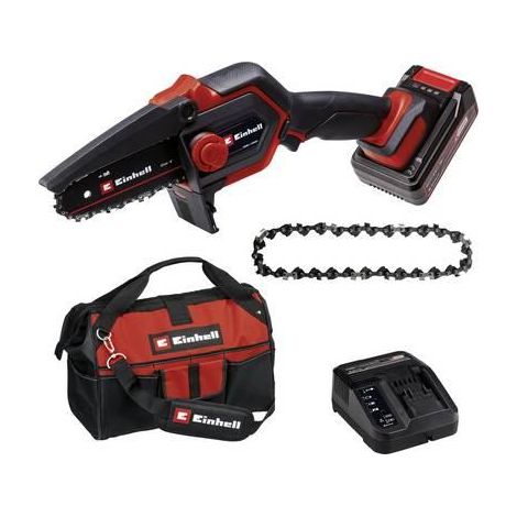Einhell GE-PS 18/15 Li Sierra eléctrica portátil 18V Negro Rojo