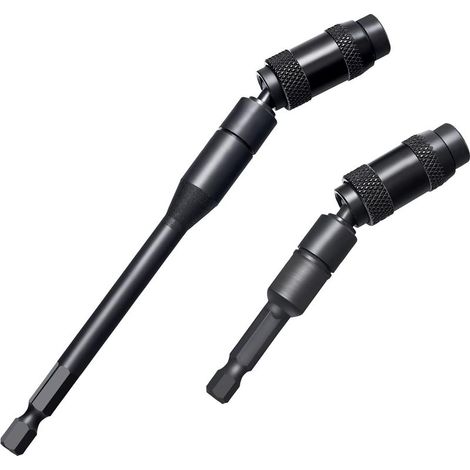 Lot de 2 porte-forets pivotants magnétiques, porte-embout hexagonal, support d'embout pour espaces étroits ou coins