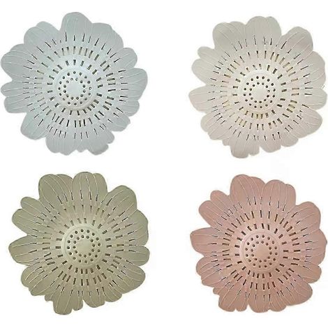 Attrape-cheveux, couvercle de bonde de douche, bouchon anti-cheveux, protection d'égout facile à installer pour salle de bain, baignoire et cuisine (1/4)