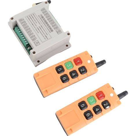 Kit émetteur-récepteur radio 433 MHz comprenant une télécommande sans fil 6 canaux DC12V avec interrupteur pour LED et relais (1/5)