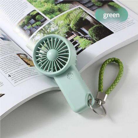 Ventilateur portable (vert), petit ventilateur de refroidissement, ventilateur portable USB (1/5)