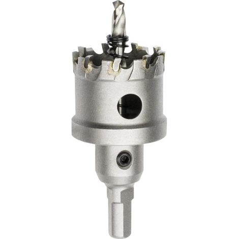 Foret de Scie Cloche en Métal, Coupeur de Trou de Dents en Carbure de Tungstène pour Tôle D'acier Inoxydable, Métal, Alliage, Fer, Bois (32mm) (1/5)