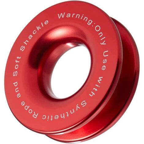Snatch Recovery Ring 41000 LBS, Winch Snatch Block Compatible with ATV UTV SUV Truck Off-Road Vehicle Towing Soft Shackle Recovery (1/5)