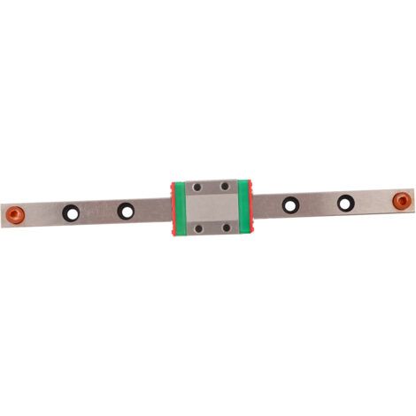 1 bloc coulissant miniature LML9B pour rail de guidage linéaire de 9 mm de largeur (150 mm) (1/5)