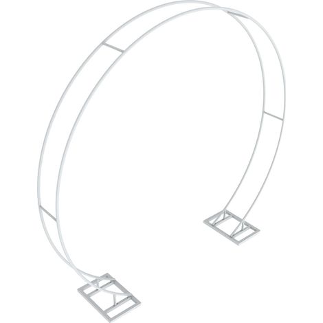 Support de toile, Arche de mariage pour événements, Cadre en métal blanc (1/2)