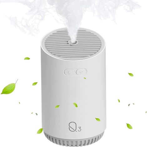 humidificateur(320 Ml) Sans Fil Humidificateur Portable Brume Frache, Diffuseur D'huile Essentielle Sans Fil, Arrt Automatique, Fonctionne Jusqu' (1/5)