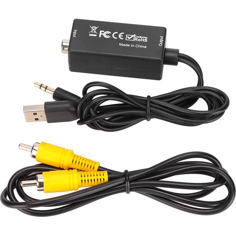 Convertisseur Numérique vers Analogique D15 Plug and Play pour Boîtier TV et DVD avec Corps en PVC (1/5)