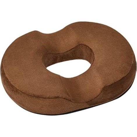Filiyano-Coussin de siège en mousse à mémoire de forme, en forme de donut, pour soulager les douleurs au coccyx lors d'une position assise prolongée (1/5)