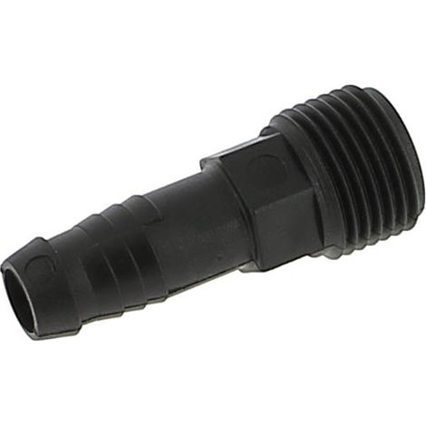 Embout plastique cannelé Ø14 mâle 15-21