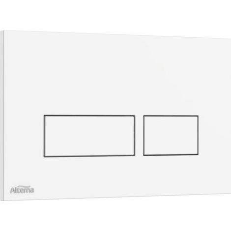 plaque de commande deco - pour bâti-support autoportant concerto 2 - blanc - alterna k5231-k-ews10 (1/2)