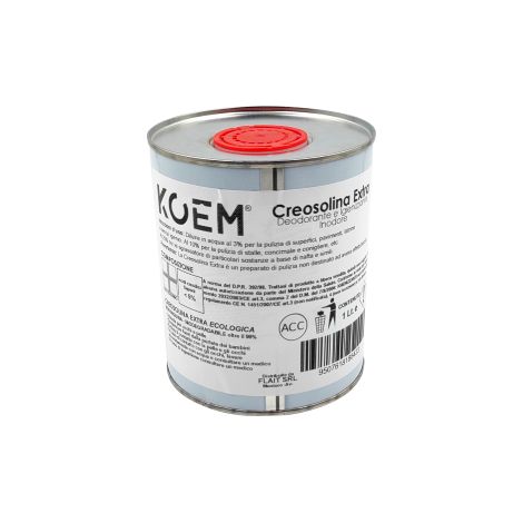 Koem Cresolina Extra 1 LT disinfettante igienizante battericida per pulizia di canili stalle strade locali pubblici servizi igienici (1/4)