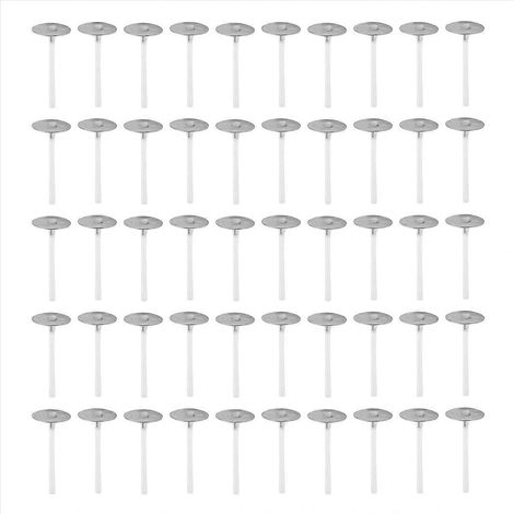 1000 Pièces Mèches de Bougie 1 Pouce Faible Fumée, Lot de Mèches Courtes pour Chandelle Artisanale (1/5)