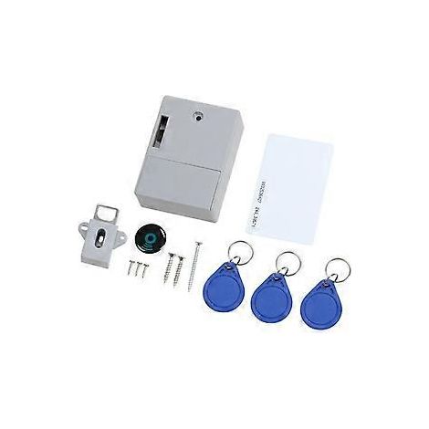 Serrure à capteur, serrure numérique à carte pour boîtier, serrure électronique intelligente invisible à monter soi-même, serrure de meuble cachée (1/5)